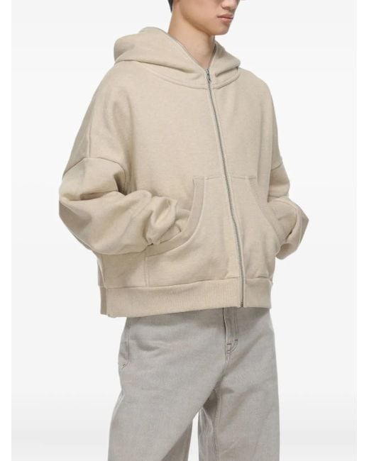 Entire studios White Zip-Up Hoodie for men