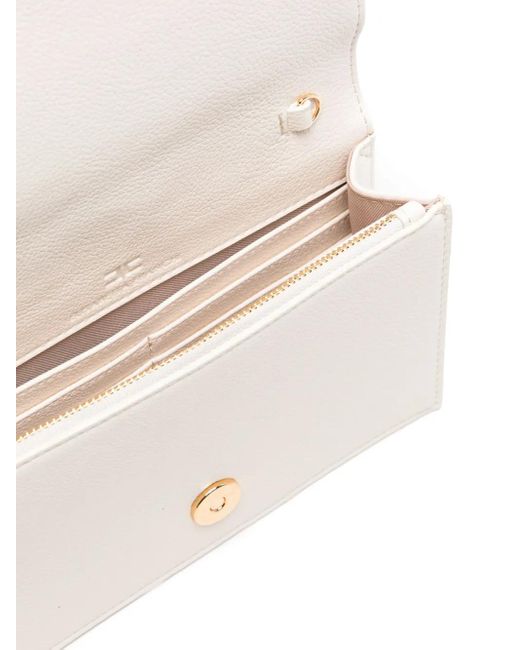 Elisabetta Franchi Clutch Met Logoplakkaat in het Pink