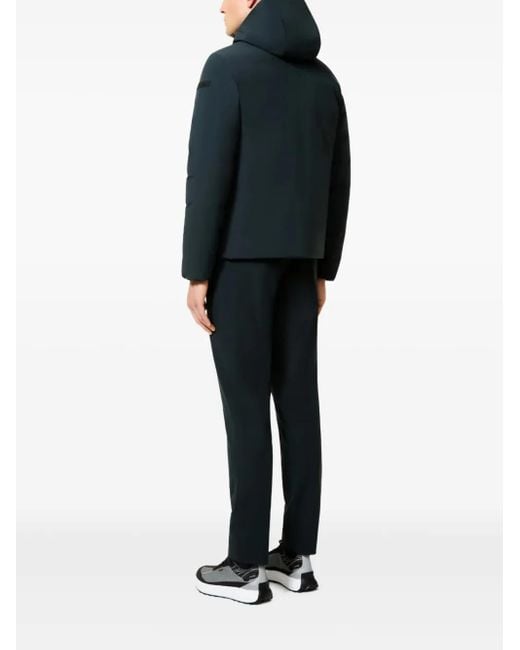 Rrd Blue Hooded Zip Jacket for men