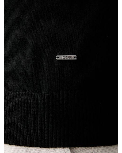Joop! Black Logo-Plaque Sweater for men