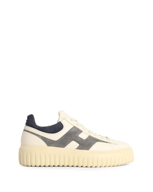 Hogan Natural H-Stripes Sneakers for men