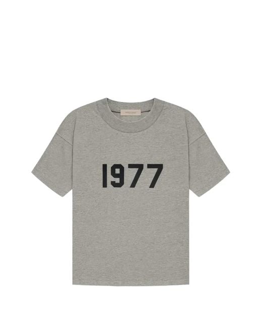 Fear Of God Gray Essentials 1977 T-Shirt for men