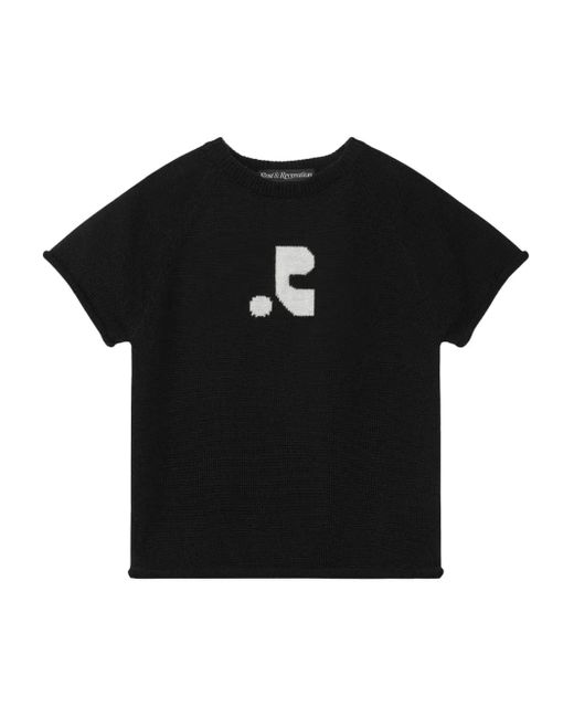 Rest&Recreation Black Cotton T-Shirt