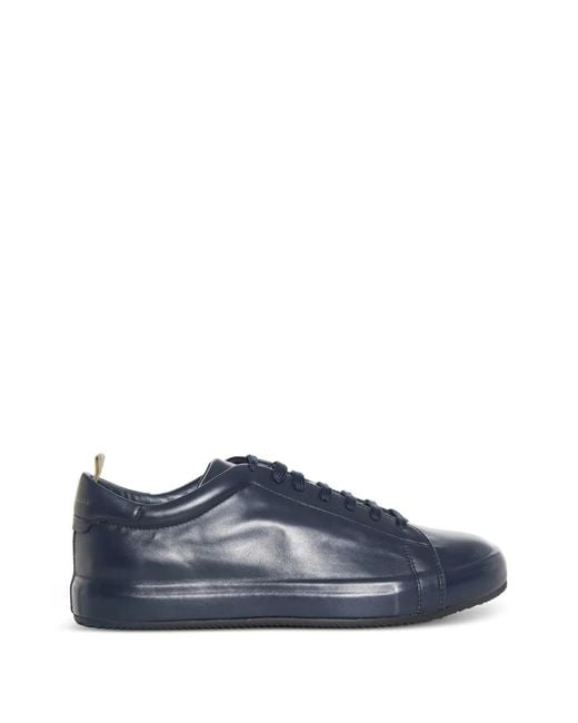 Officine Creative Blue Lace-Up Sneakers for men