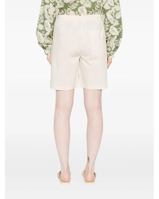 Marc O' Polo White Drawstring-Waist Shorts