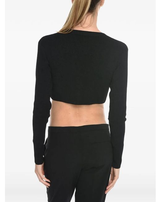 Herskind Black Vanessa Hong Cropped Cardigan