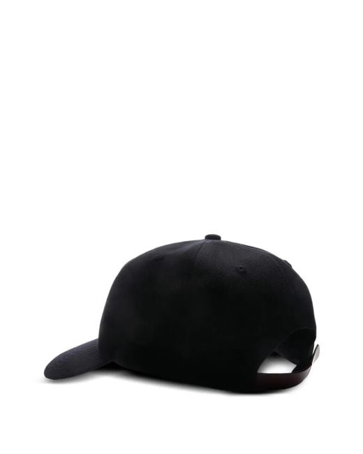 Pleasures Black Embroidered Snapback Cap for men