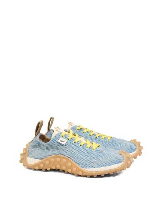 AMI Blue Mirage Mesh Sneakers