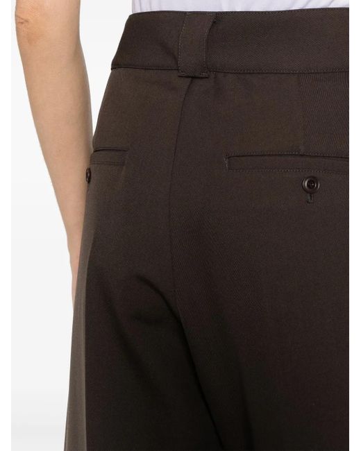 Lemaire Black Straight-Leg Tailored Trousers