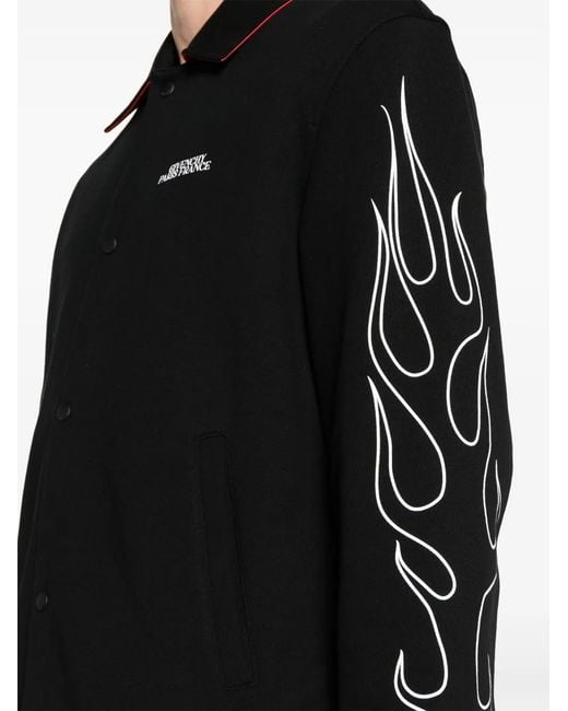 Givenchy Black Reversible Jersey Shirt Jacket for men