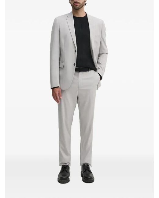 Lindbergh Gray Buttoned Suit for men