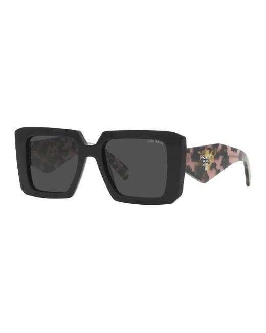 Prada Black Tinted Oversize-Frame Sunglasses