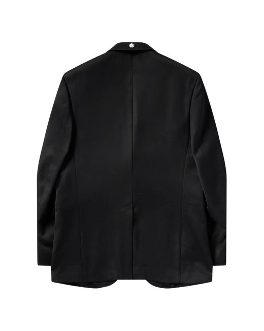 Simone Rocha Black Embellished Structured Blazer for men
