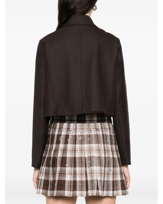 Chaqueta con doble botonadura Maje de color Black