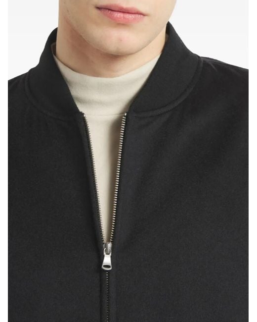 Bomber di Barena in Black da Uomo