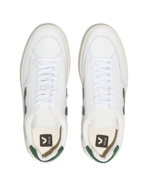 Veja White V-12 Low-Top Sneakers for men