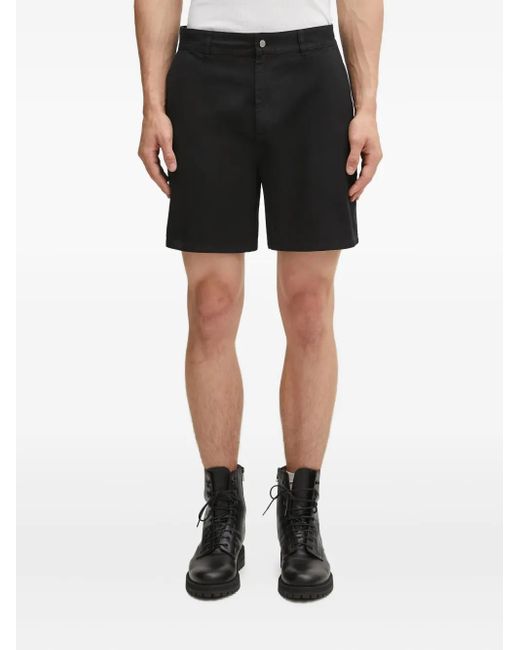 Bermudas con parche bordado Represent de hombre de color Black