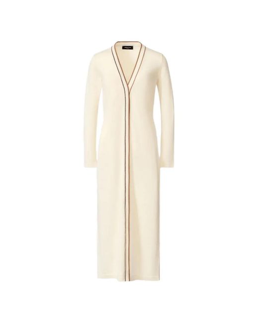 Fabiana Filippi White V-Neck Cardigan