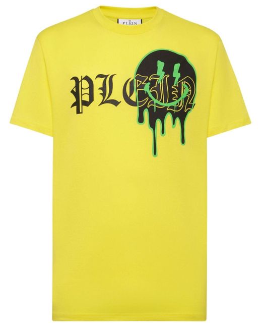 T-shirt à imprimé graphique Philipp Plein pour homme en coloris Yellow