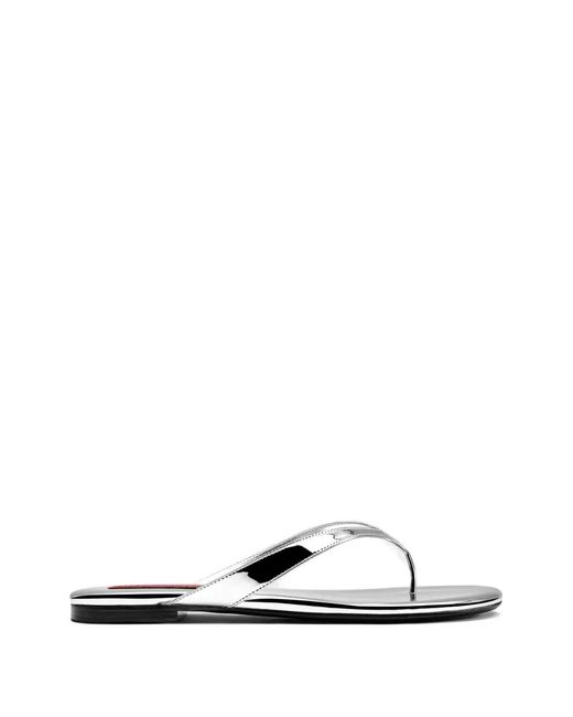 Simon Miller White Riviera Flat Sandals