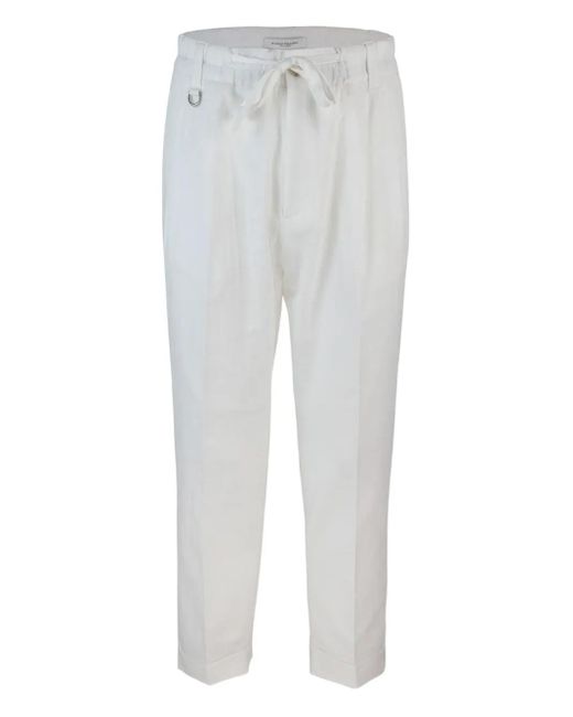 メンズ Paolo Pecora コットンパンツ White
