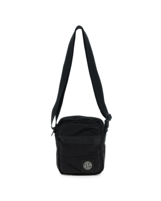 Stone Island Black 9200015 Coated Nylon Metal for men