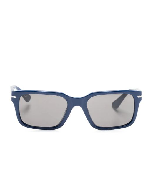 Persol Gray 3272S Rectangle-Frame Sunglasses for men