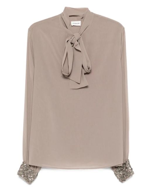 Blouse À Ornements P.A.R.O.S.H. en coloris Natural