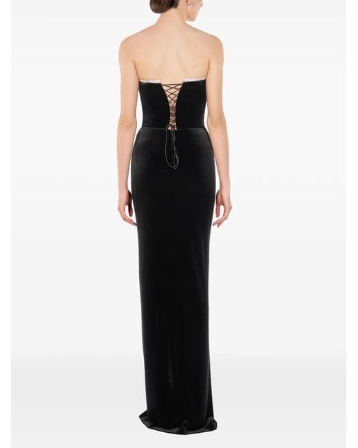 Vestido Largo 24 Lace Tuxedos IMROSKA de color Black