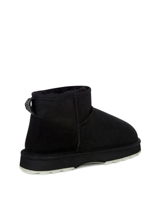 EMU Black Suede Ankle Boots