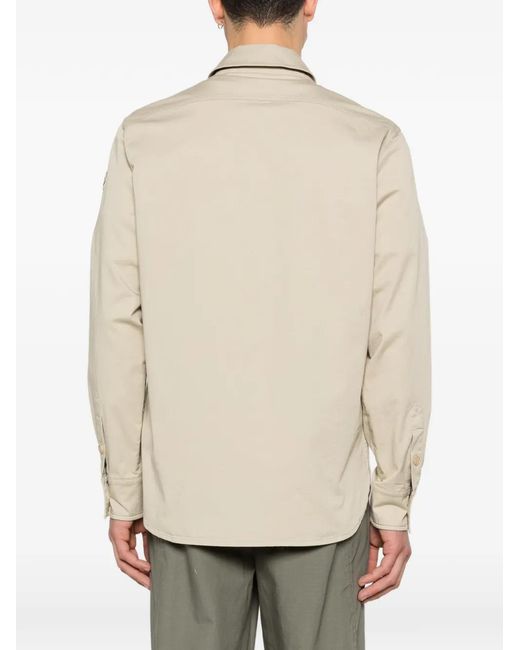 Moncler Natural Gabardine Pocket Overshirt for men