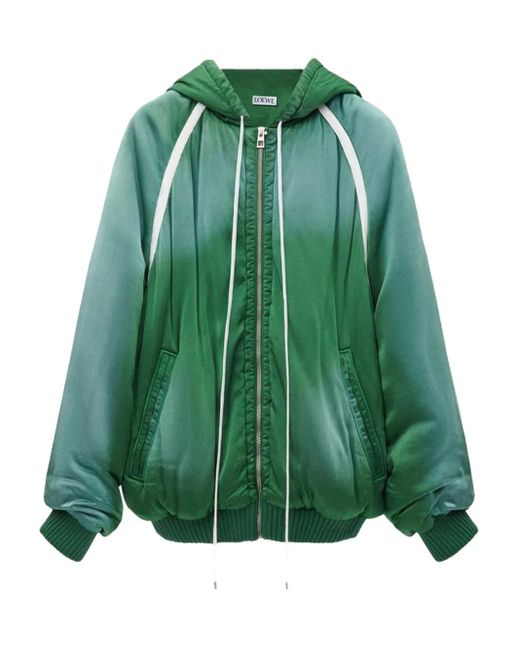 Loewe Green Zip-Up Track Jacket for men
