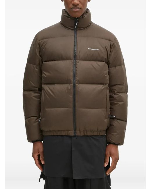 Thisisneverthat Gefütterte Jacke mit Logo-Print in Brown für Herren