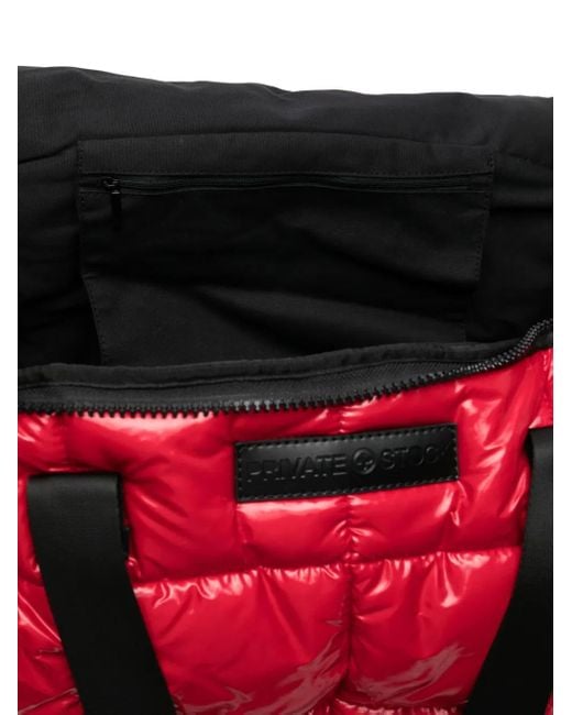 Private Stock Red The Transporter Weekender Suitcase for men