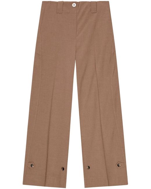 Ganni Brown Pants & Shorts