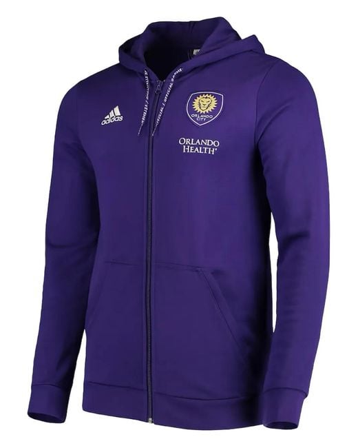Adidas Blue Orlando City Sc Hoodie for men
