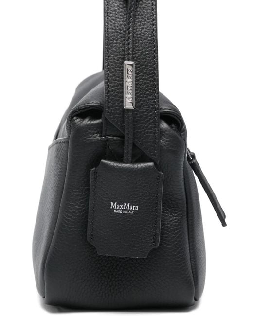 Max Mara Black Calf Leather Mxaskippers