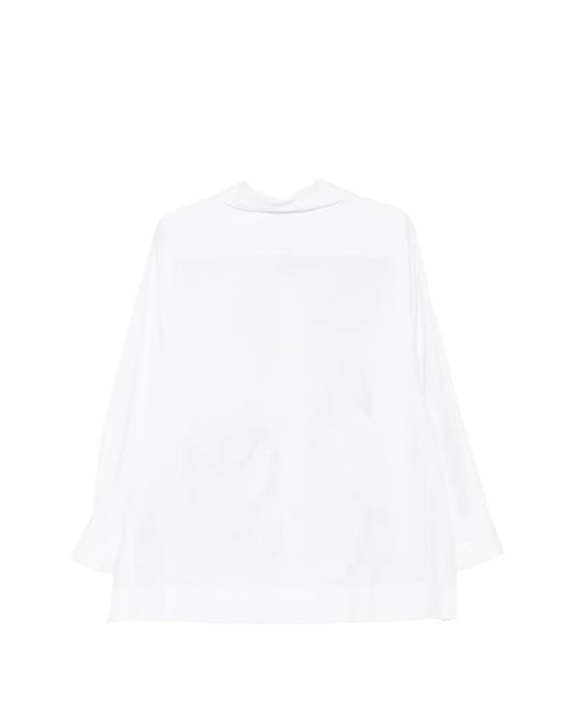 Antonio Marras White Patchwork Embroidered Shirt