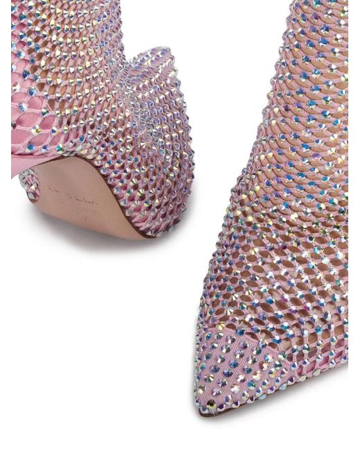 Le Silla Pink Gilda 100Mm Ankle Boots