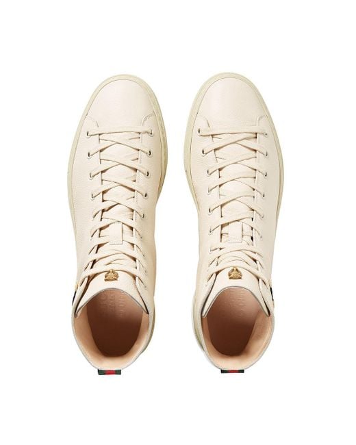 Gucci Leather High-tops With Tiger in 