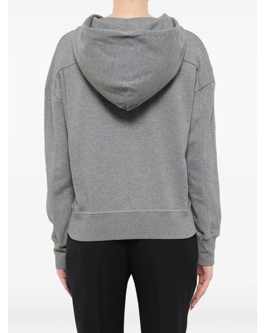 McQueen Gray Jungle Skull Hoodie