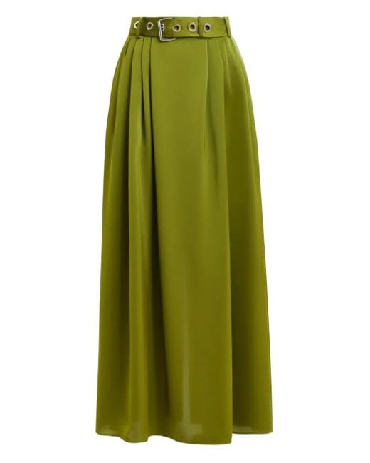 Gonna Con Cintura di Essentiel Antwerp in Green