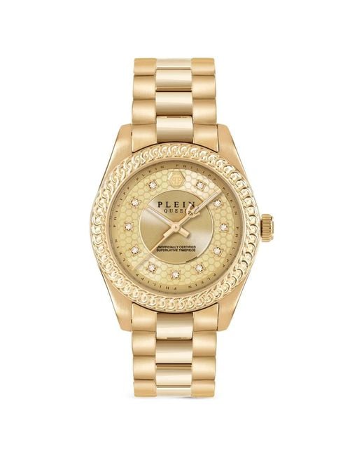 Philipp Plein Metallic Queen Supreme 36Mm