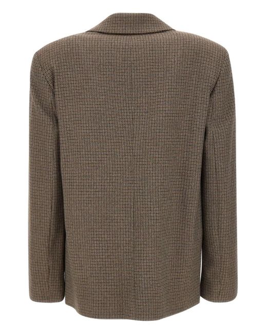Kaos Brown Houndstooth Blazer