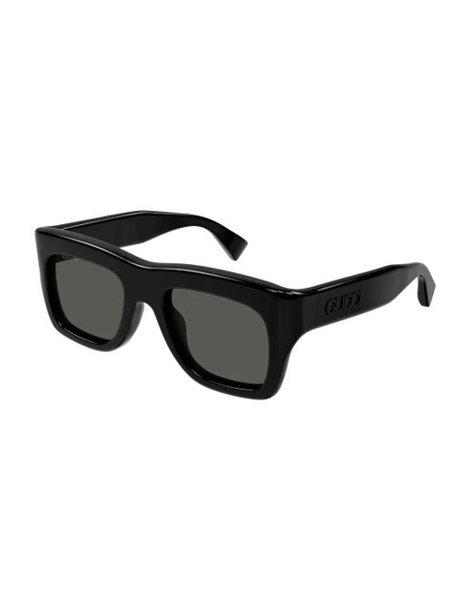 Gucci Black Square-Frame Sunglasses