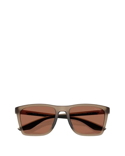 Prada Linea Rossa Pink Square-Frame Sunglasses for men