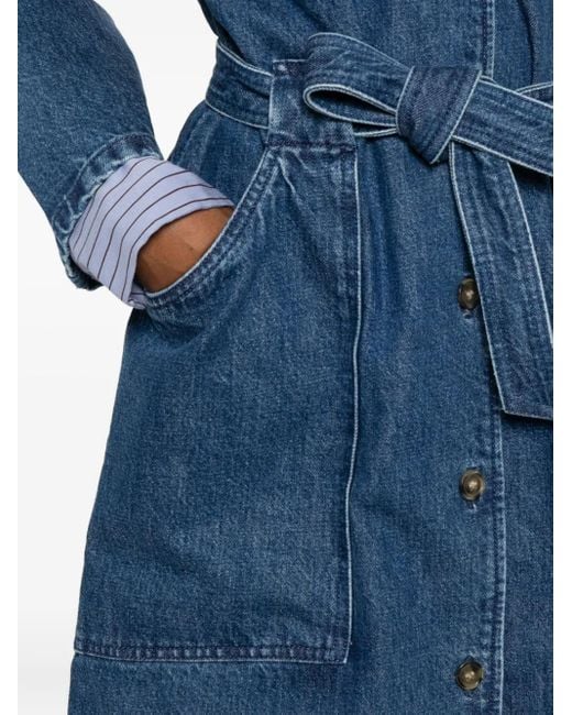 A.P.C. Blue Denim Dress