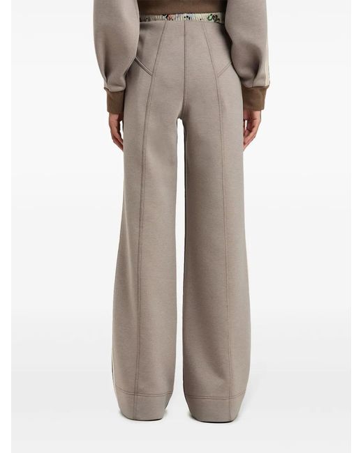 Palm Angels Gray Side-Stripe Sweatpants
