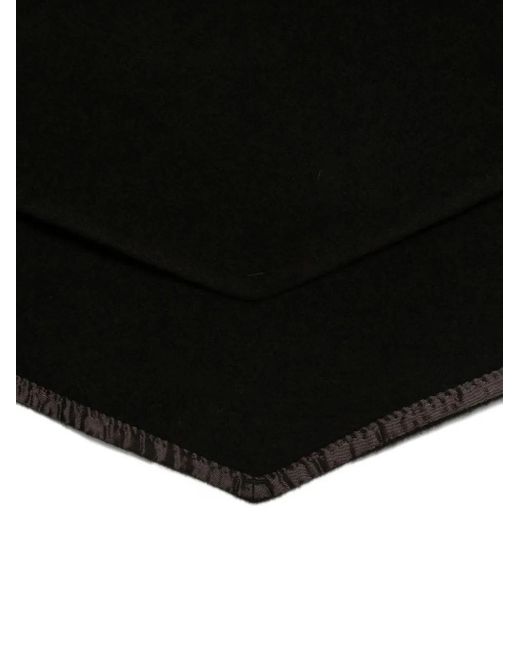 Rier Black Triangular Scarf for men