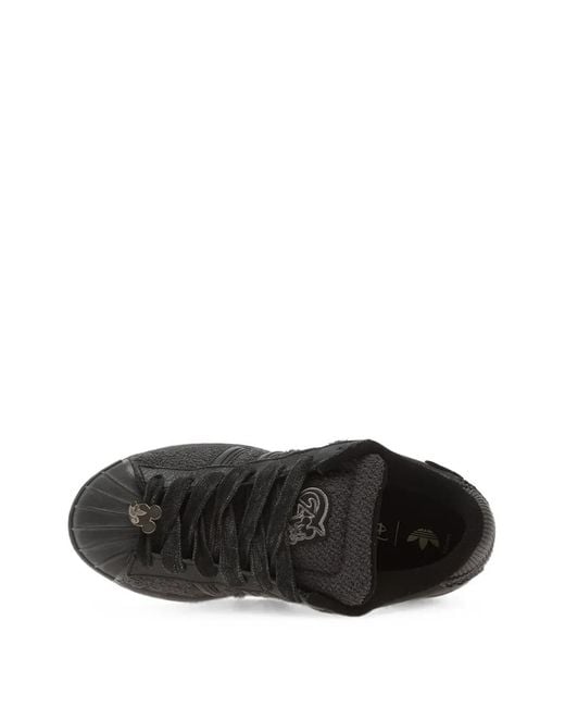 Adidas Black X Disney Mickey Mouse Superstar St Sneakers